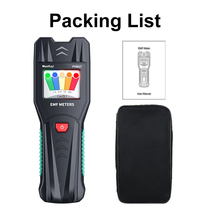 MASTFUYI FY8817 EMF Meter &ndash; Ultra Precise EMF Detection FY8817
