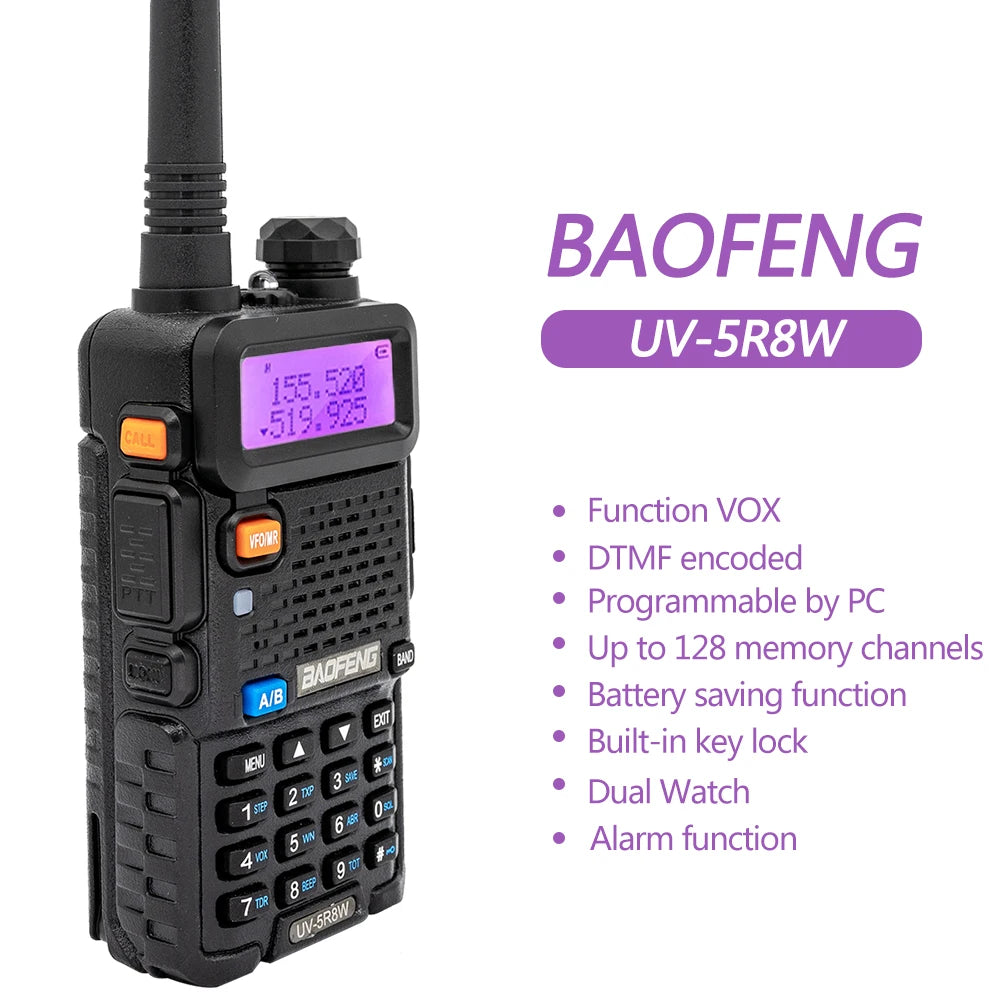Baofeng UV-5R &ndash; Dual Band Ham Radio 5W Power Long Range