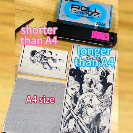 Ozer Tattoo Transfer Rolling Paper For Thermal Printer