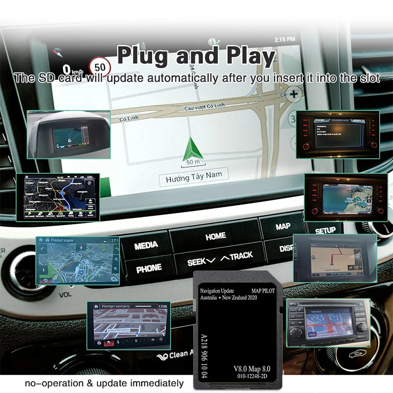 Sat Nav A2189061004 V8 SD Card Update &ndash; AU NZ Map 2020
