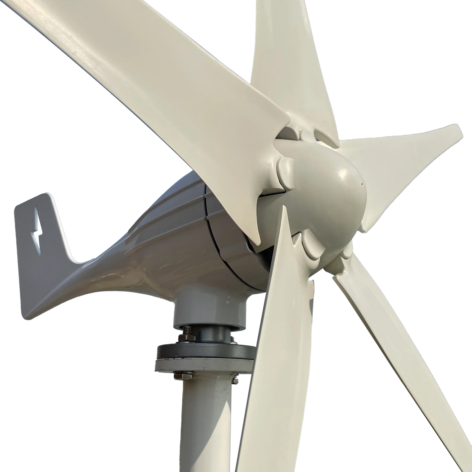 Penkių ašmenų vėjo turbina 3000W 48V MPPT valdiklis įtrauktas