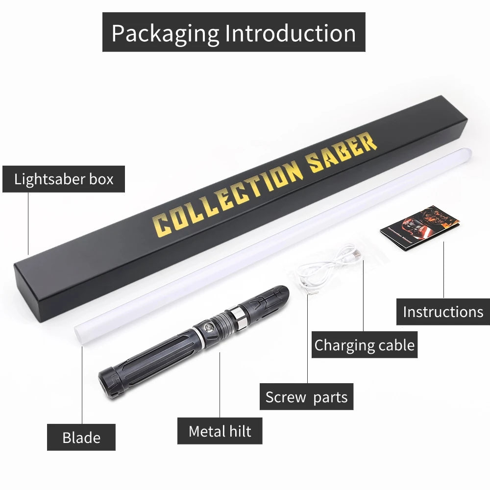 X-TREXSABER RGB Lightsaber with 12 Colours &amp; Smooth Swing Combat Features