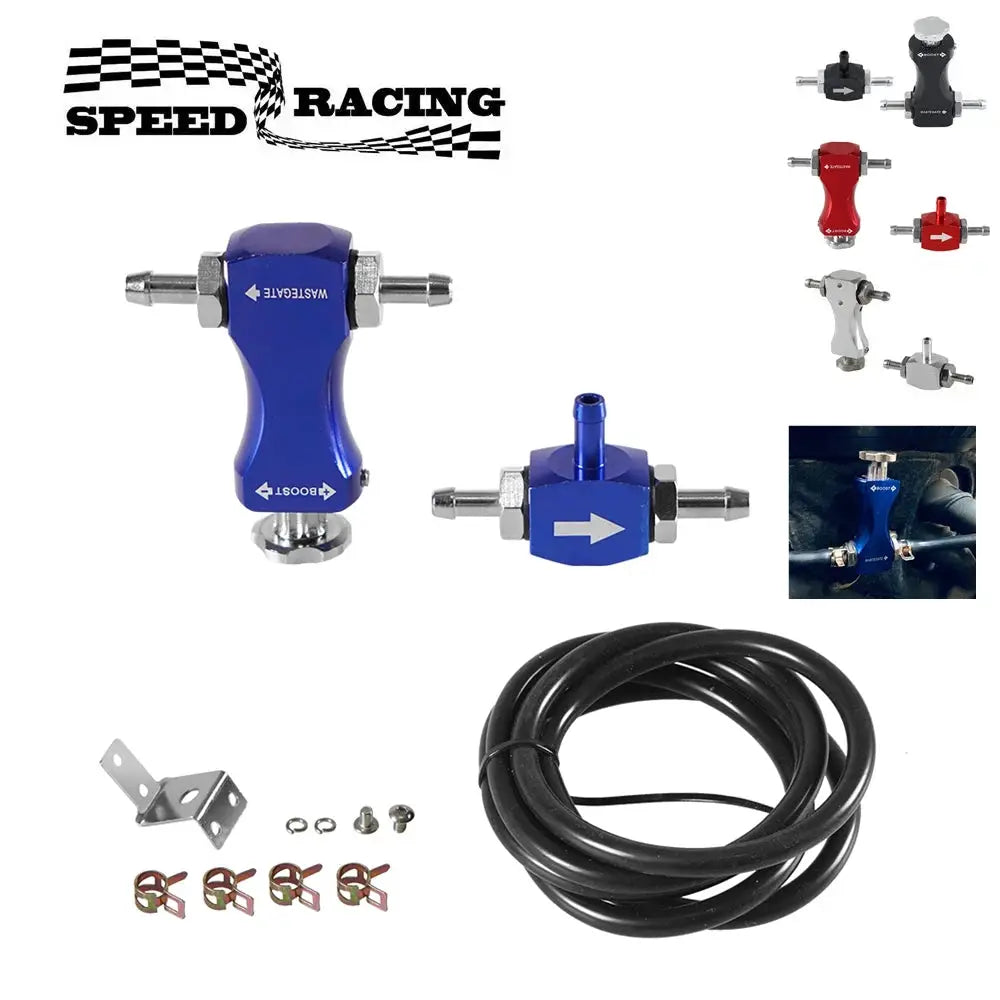 Universal Manual Turbo Boost Controller Bleed Valve Pressurize Regulating Kit Car Modified Turbocharged Regulator Aluminum by InterCyprus Trading Ltd