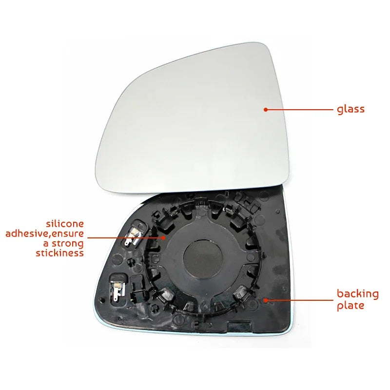 Vidro do Espelho Retrovisor Lateral de Ângulo Largo LR 800R para Tesla Model Y