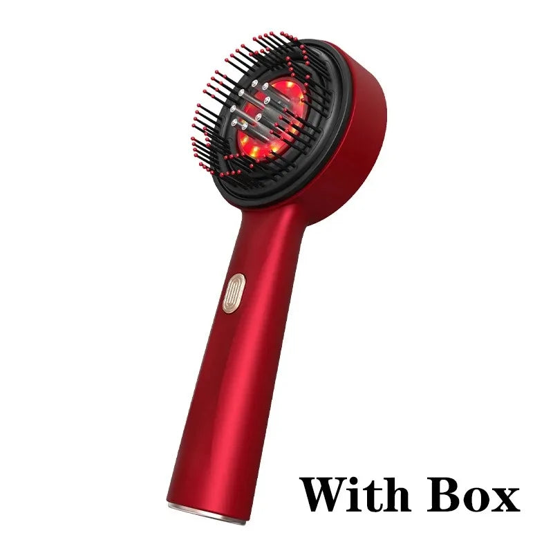 Vilnason Electric Vibration Massage Comb &ndash; Red Light Mode RED
