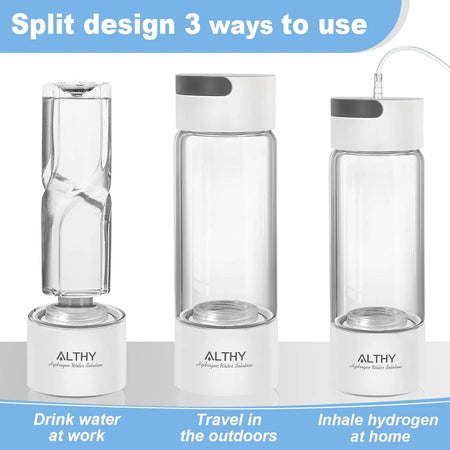 ALTHY H2 Water Bottle &ndash; Dual Chamber Dupont Ionizer