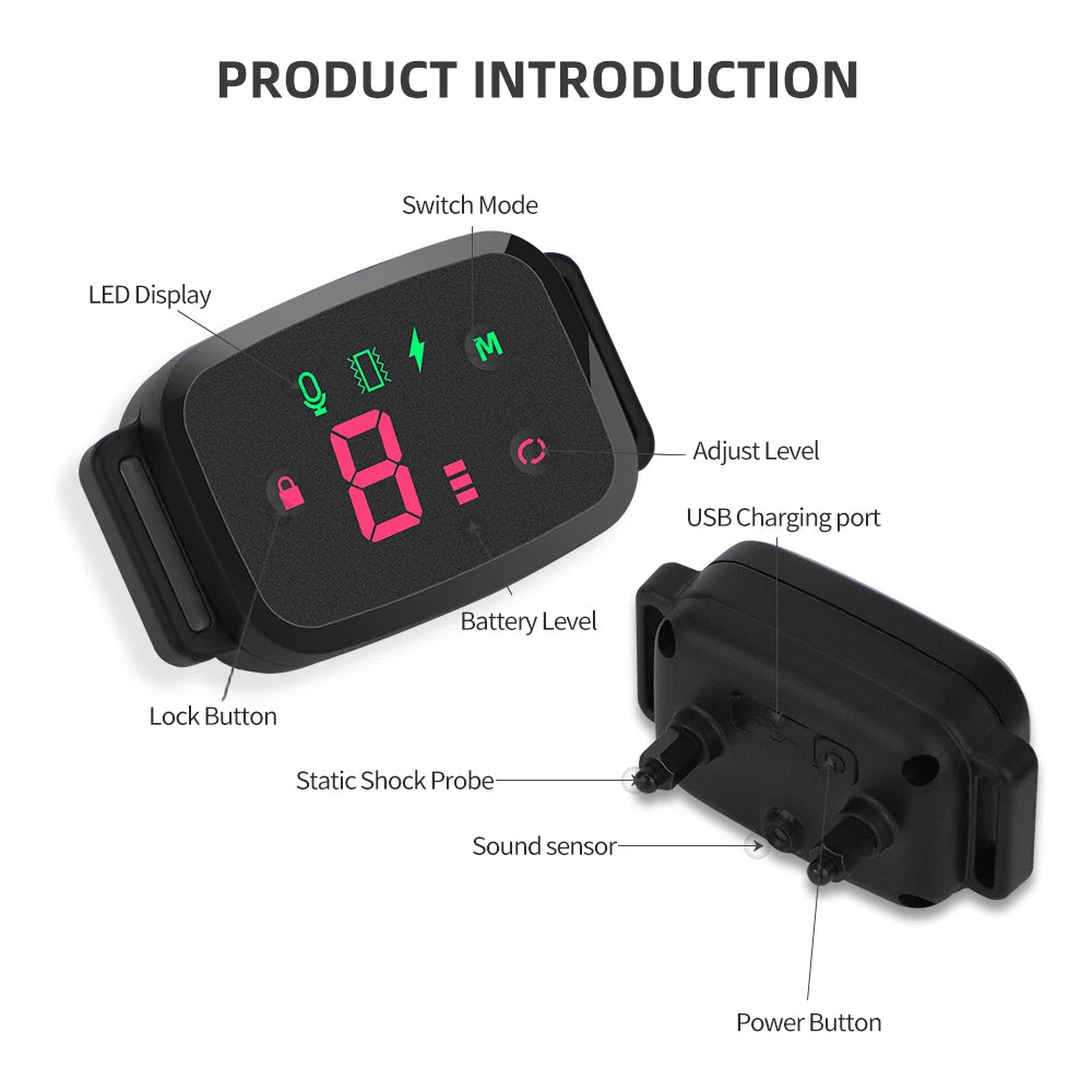 Auto-Control Dog Training Collar &ndash; Smart HD Display