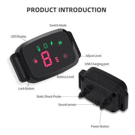 Auto-Control Dog Training Collar &ndash; Smart HD Display