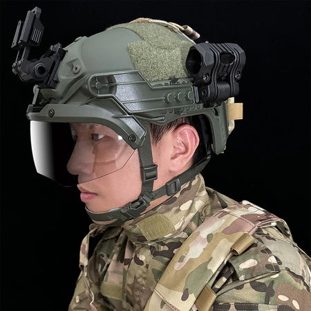 Fast Riot Helmet BOOIU Quick Tactical ABS Gear &ndash; UltraLight