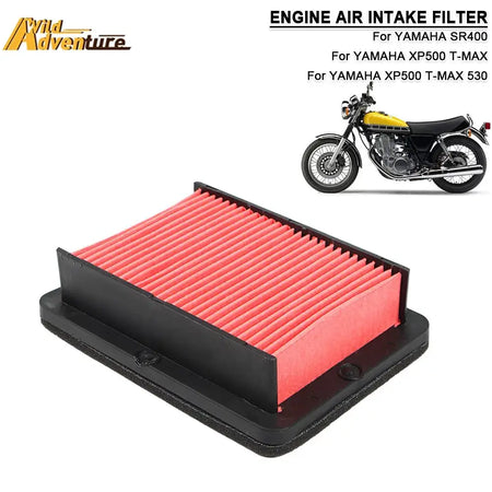 For YAMAHA SR400 SR 400 XP500 XP 500 T-MAX 530 TMAX530 TMAX 530 Motorcycle Air Intake Cleaner Engine Air Filter Replacement Part by InterCyprus Trading Ltd