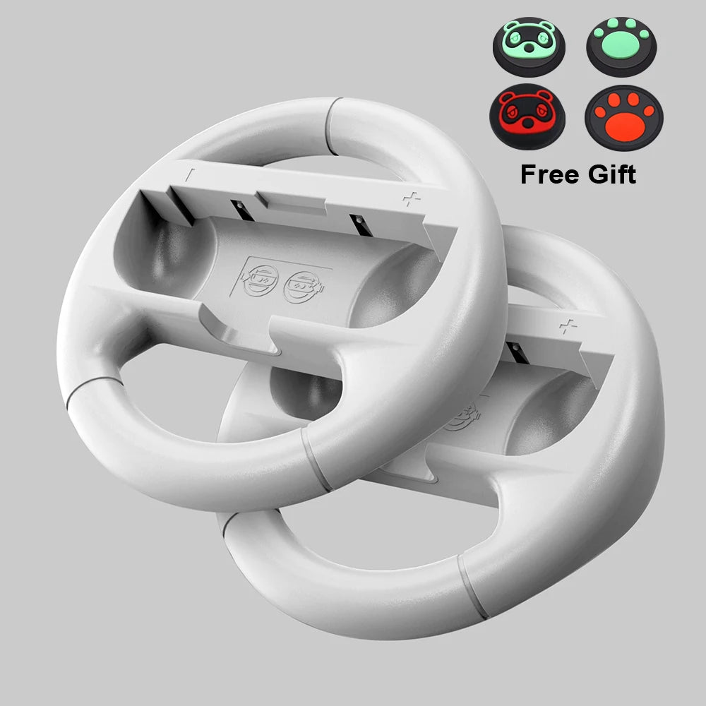 Nintendo Switch Joy-Con Steering Wheel Holder - Enhance Your Gaming Experience Light purple
