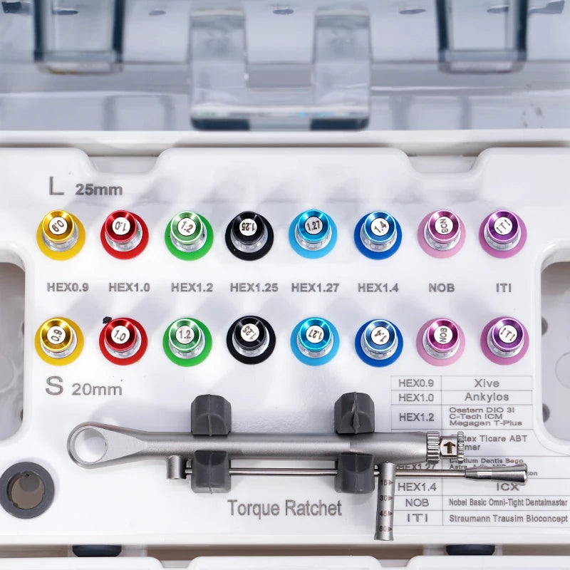 Dental Universal Implant Prosthetic Kit &ndash; Torque Ratchet