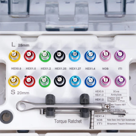 Dental Universal Implant Prosthetic Kit &ndash; Torque Ratchet