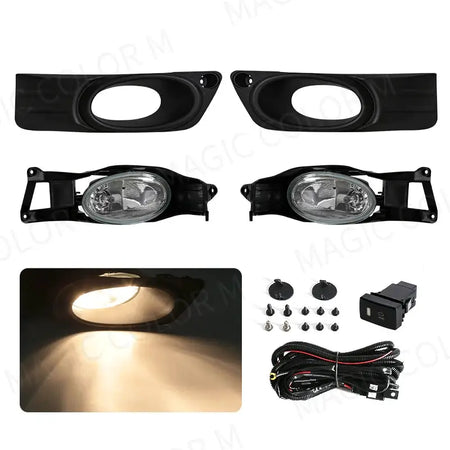 For Honda Fit / Jazz Shuttle 2011 2012 2013 2014 2015 2016 Fog Light Halogen Car Front Bumper Lamp Daytime Running Light DRL 12V by InterCyprus Trading Ltd