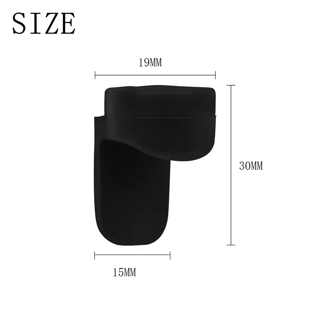 Clarinet Thumb Rest Silicone Long Handle &ndash; Soft Comfort Pad