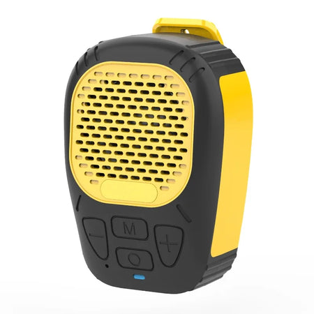 Wearable Waterproof Bluetooth 5.3 Speaker with Magnetic Clip and Mic
