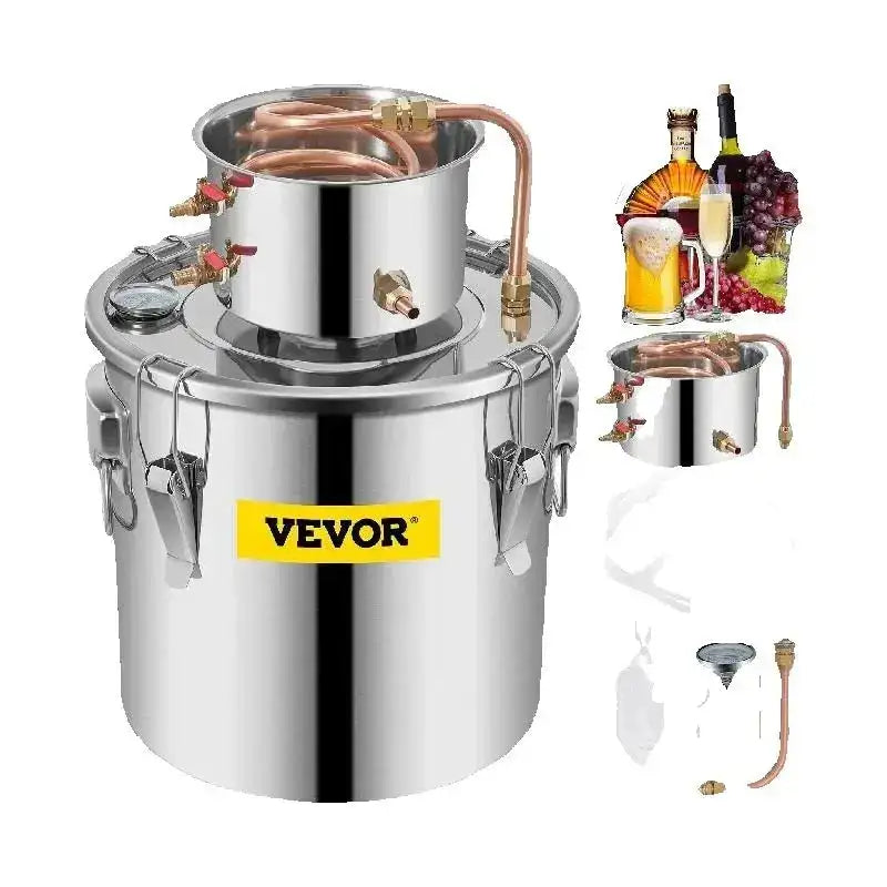 8 Gal Copper Moonshine Distiller Kit DIY Home Brew GERMANY