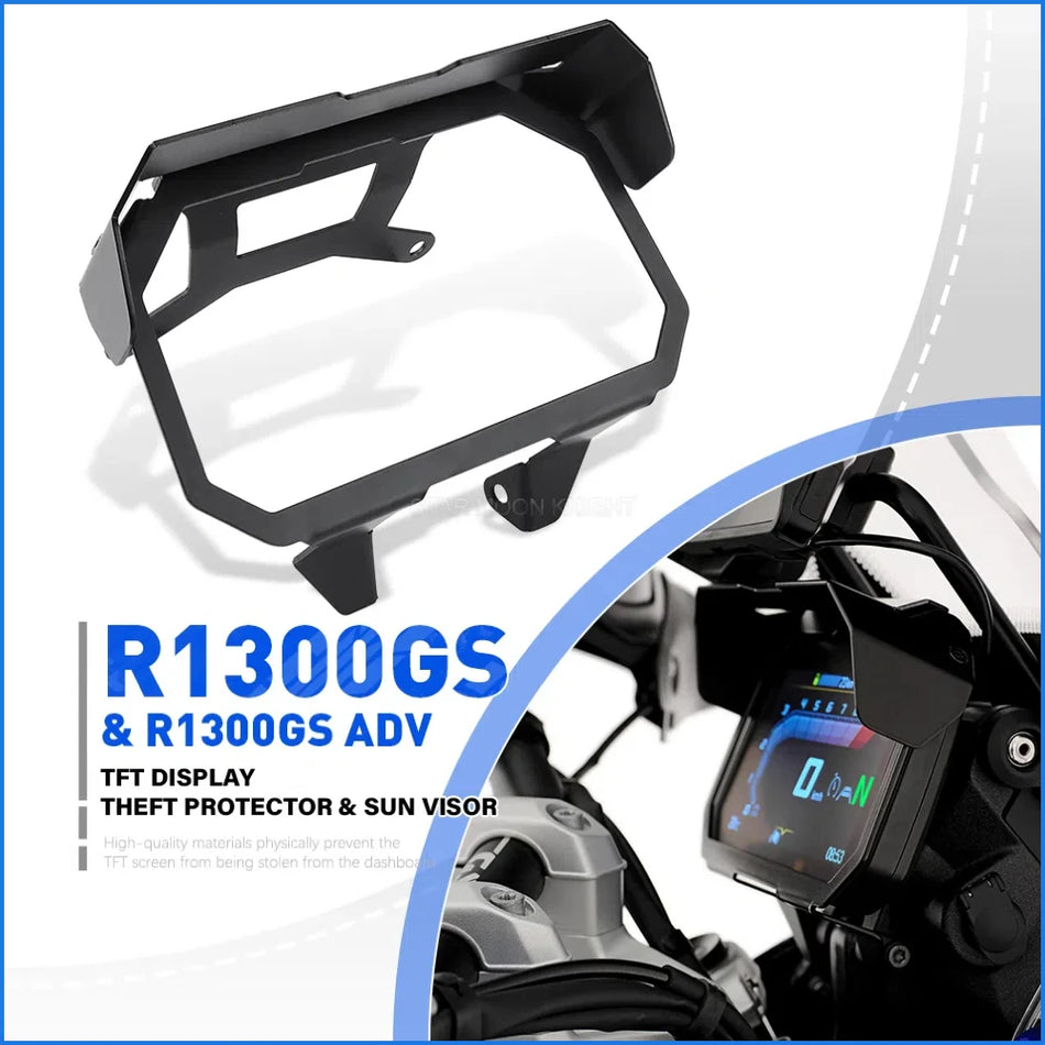 Protezione Schermo TFT Antifurto BMW R1300GS per R 1300 GS 2023-2024 Scudo in Acciaio Inossidabile