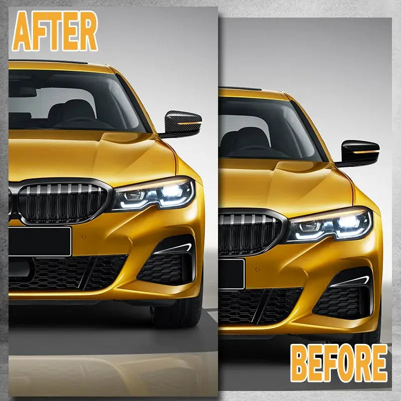 Capac pentru oglinda retrovizoare negru lucios pentru BMW Seria 3 4 5 G20 G30 G11 G12 G14