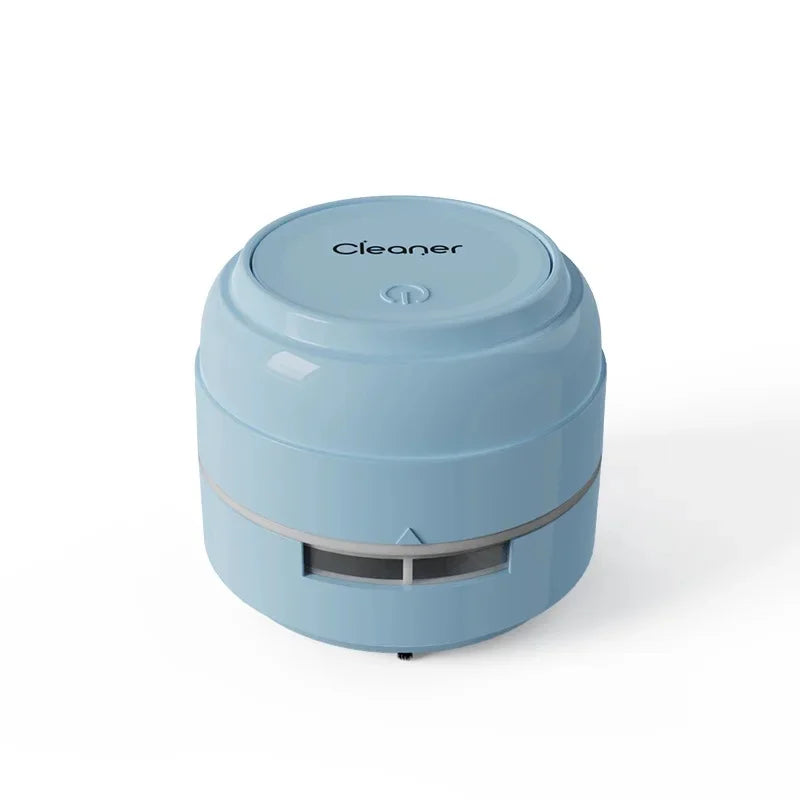 Mini Desktop Dust Collector &ndash; Compact USB Portable Vacuum 8305 Blue [battery version] Chinese packaging