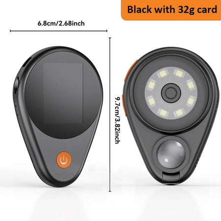 500X Magnification Digital Microscope &ndash; 2MP Autofocus Black with 32g card