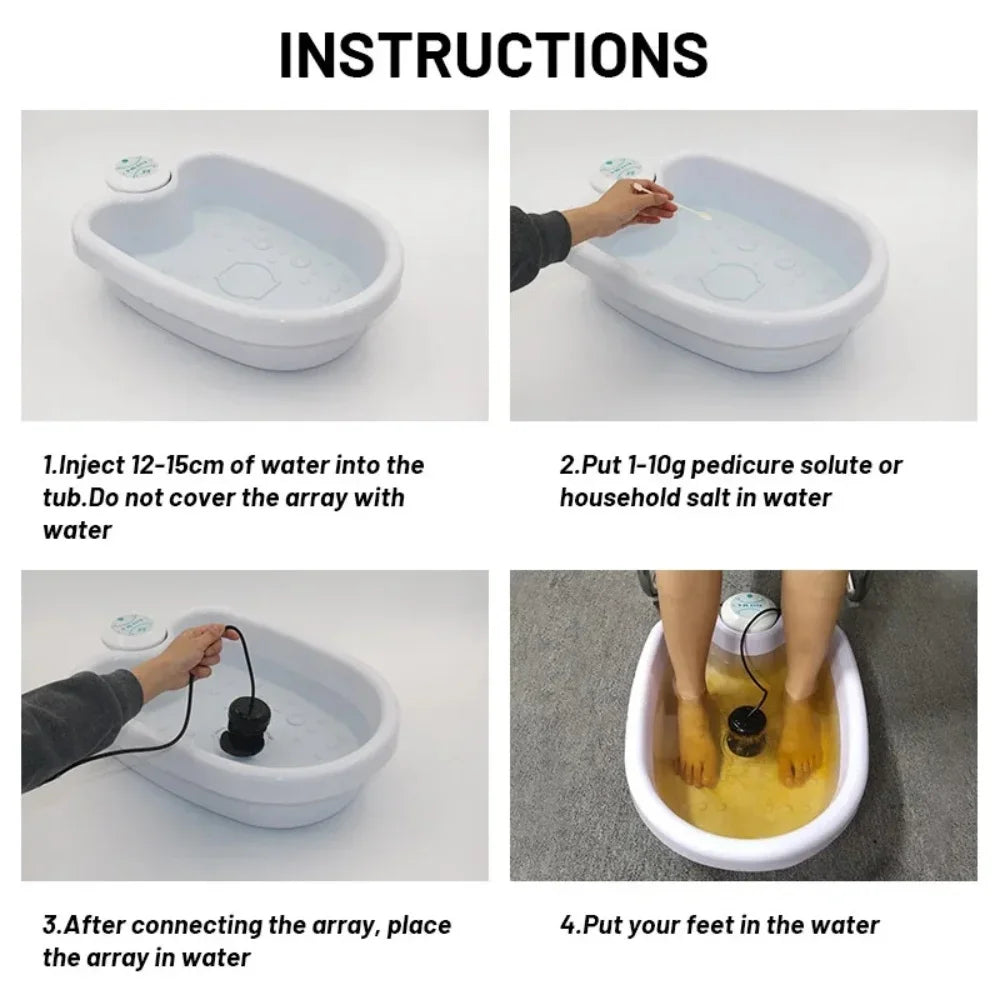 Ionic Foot Spa Bath Detox Machine &ndash; Relaxation and Detoxification for Your Feet