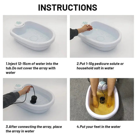 Ionic Foot Spa Bath Detox Machine &ndash; Relaxation and Detoxification for Your Feet