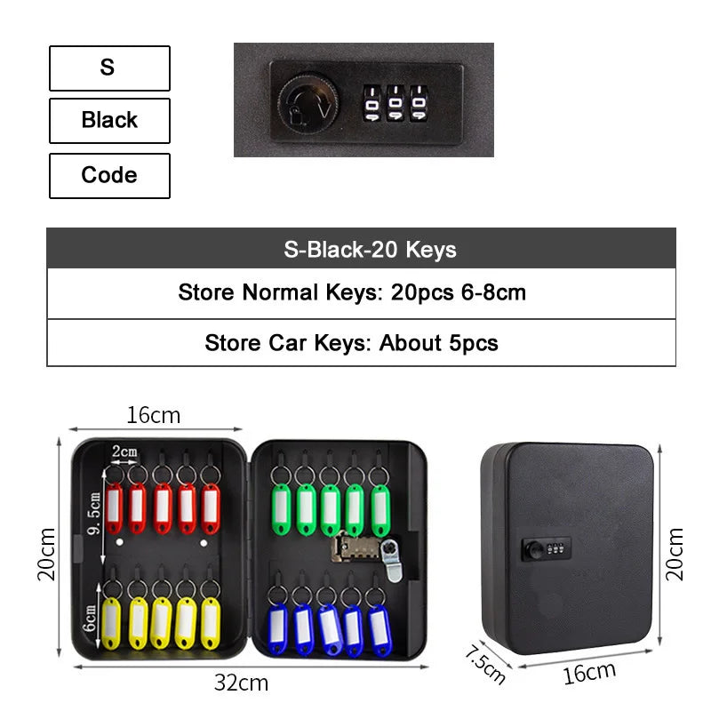 Key Safe Box New Multi Keys Storage &ndash; Secure Key Organizer