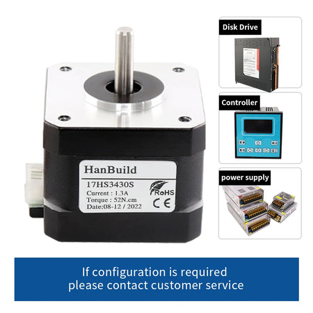 17HS3430S Nema 17 Stepper Motor &ndash; High Torque Performance for 3D Printing