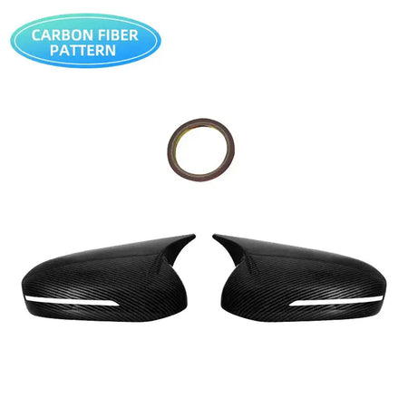 Carbon Fiber Mirror Cover for Kia Optima K5 2011 to 2015 Carbon fiber pattern