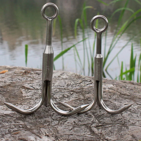 3-Claw Stainless Grappling Hook - Outdoor Climbing