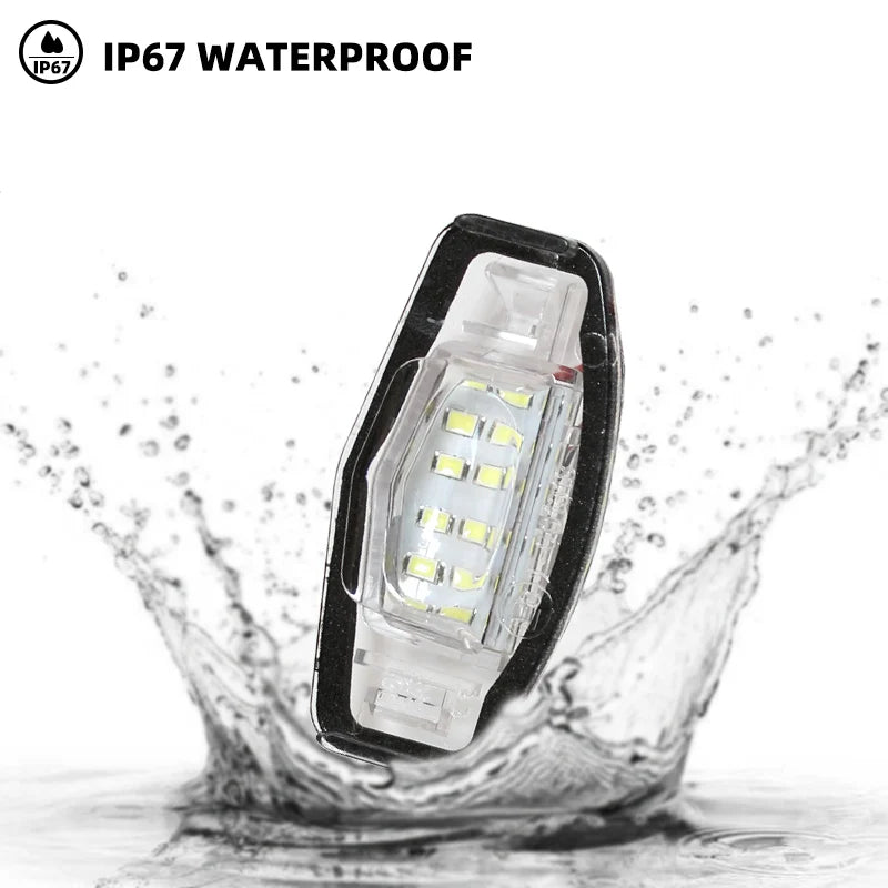 Luz de matrícula LED blanca para Honda Civic Accord MDX