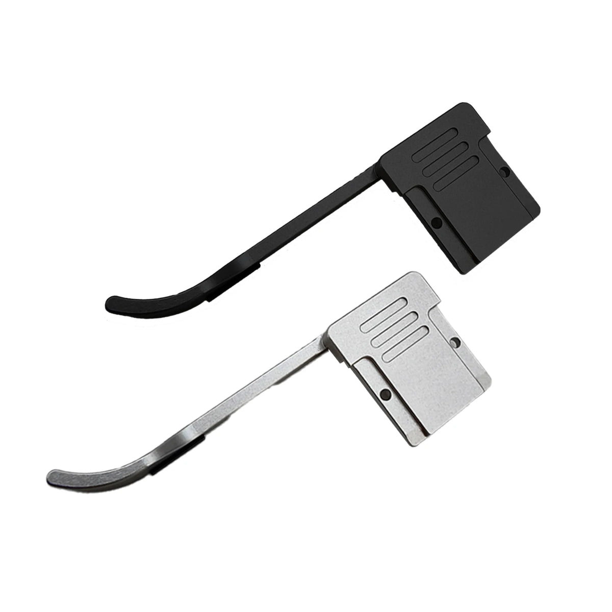 Metal Thumbs Up Hand Grip for Fujifilm X100V, X100F, X-E3 - Silver/Black