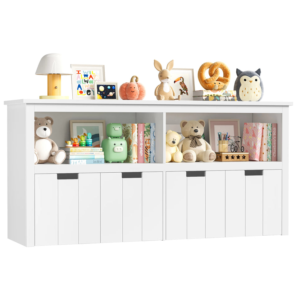 Шкаф для игрушек Getone белый для детей с 4 ящиками