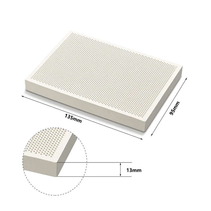 Honeycomb Ceramic Soldering Board with Special Needles for Jewelry Making Square 135x95x13mm