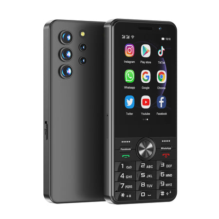 SERVO F25 PRO 4G LTE Button Smartphone &ndash; Play Store Enabled black / 16g / Add 16GB Card N TWS|2 G