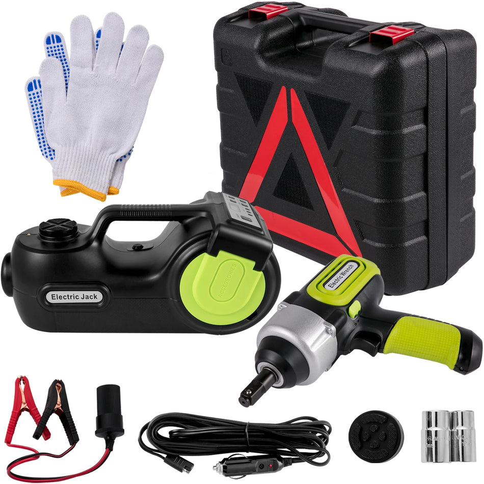 SucceBuy 4-In-1 Electric Car Jack 12V 5T &ndash; All-In-One Lifter france