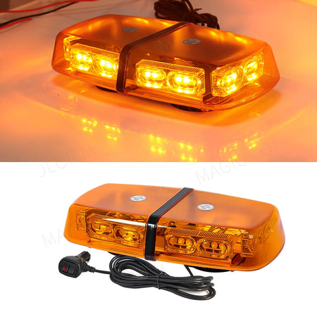 36 LED Roof Top Strobe Light - Magnetic Mount Beacon Yellow