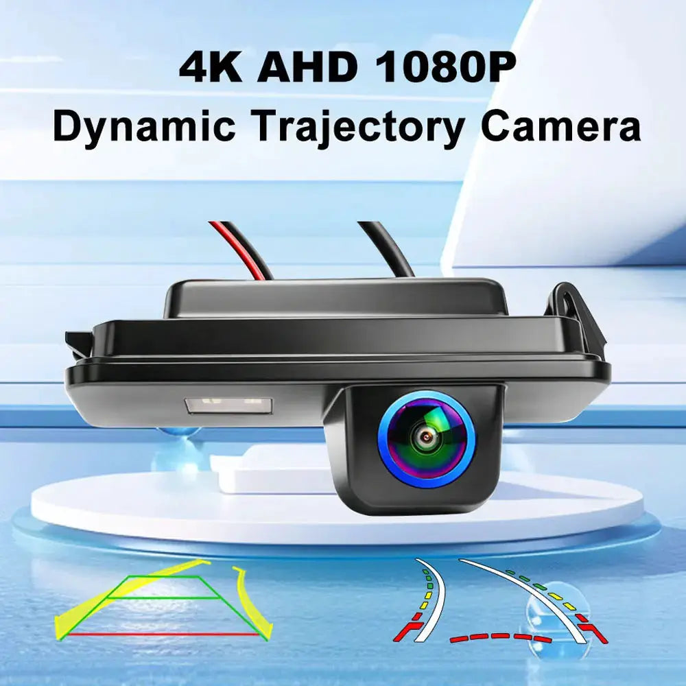 AHD 1080P Dynamic Track Rear View Camera Fit VW Magotan Golf7 Scirocco Phaeton Beetle Skoda Superb Dynamic Trajectory Waterproof by InterCyprus Trading Ltd