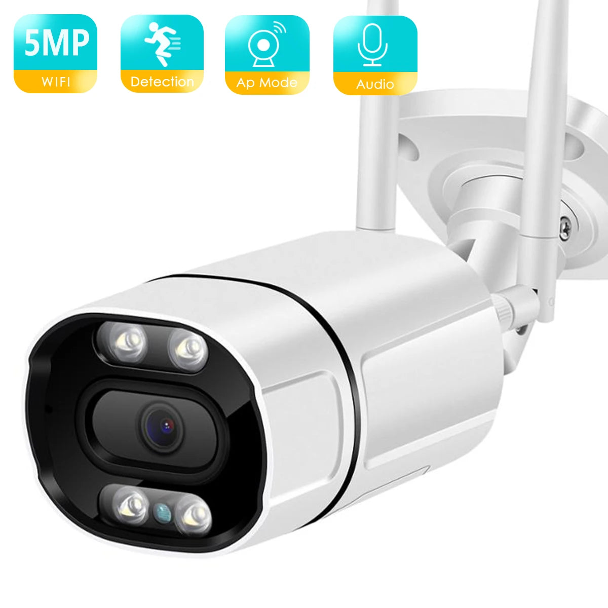 BESDER 5MP Outdoor WiFi IP Camera