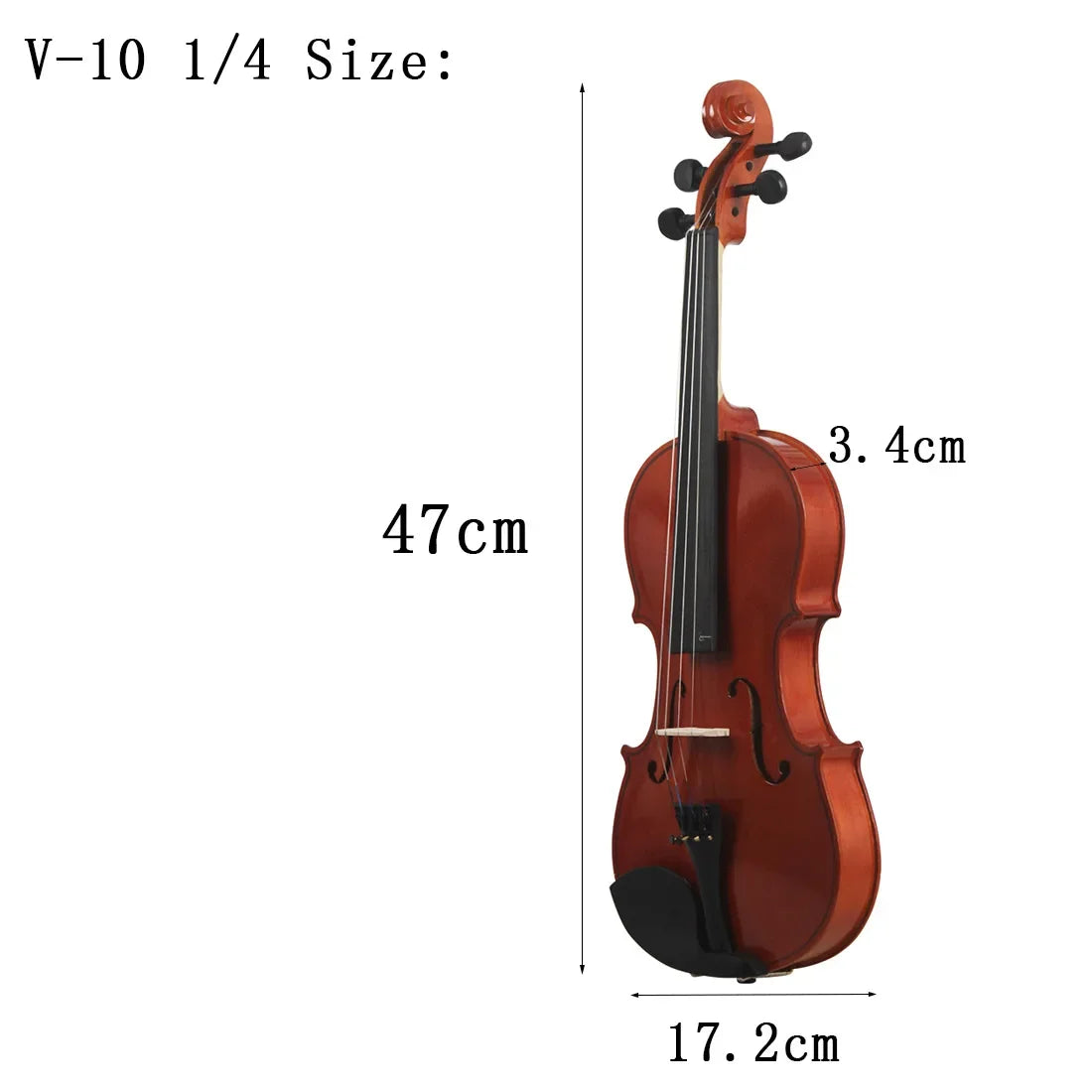 XTQ1245 Violin &ndash; Beginner Friendly Solid Wood For Students 1-4