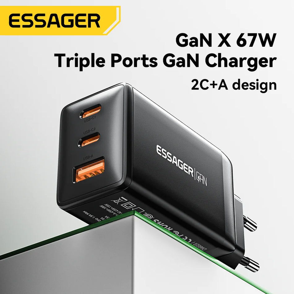 Essager 65W GaN USB C Charger &ndash; Ultra Fast Charging
