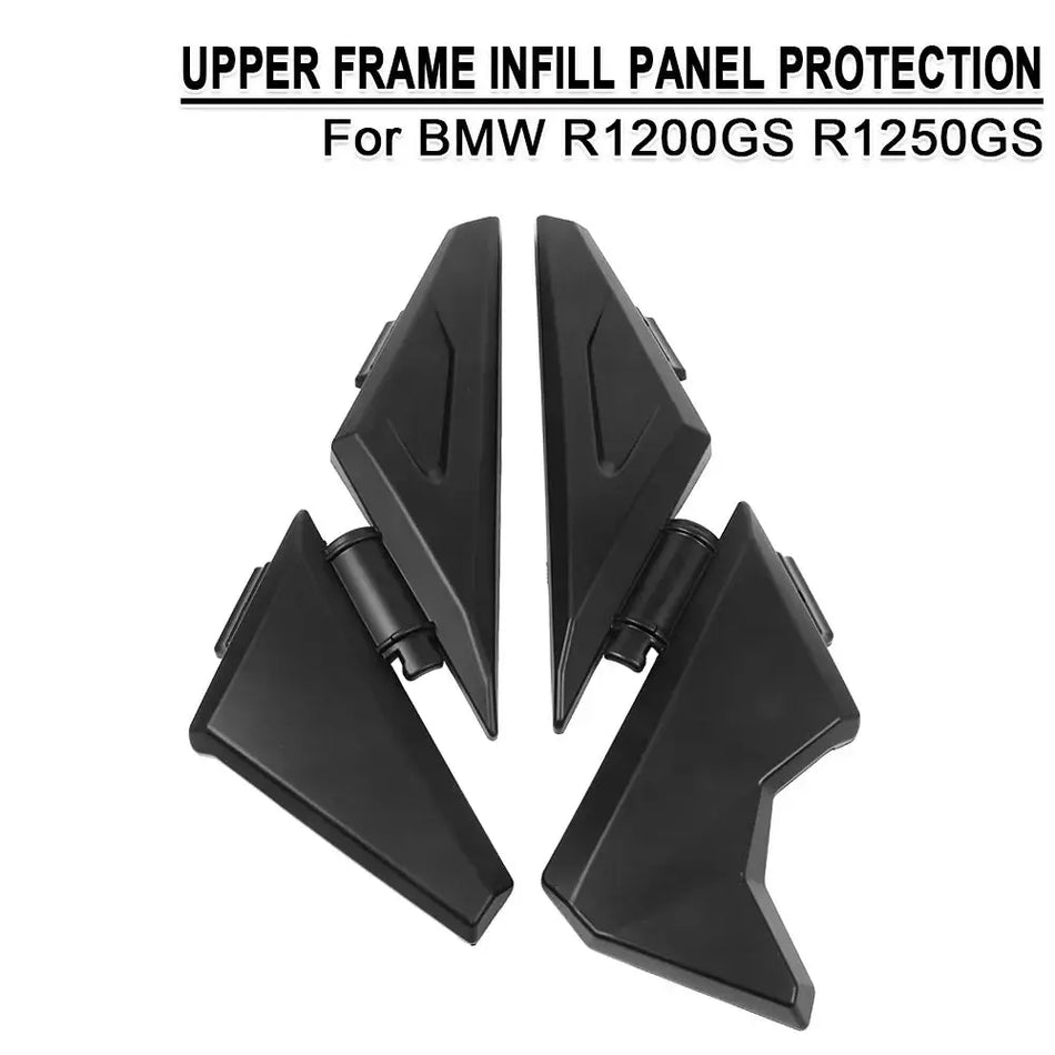 Motorcycle Side Panel Fairing Protection Guard Upper Frame Cover Plate Mudguard Infill For BMW R1250GS Adventure R1200GS GS1200 by InterCyprus Trading Ltd