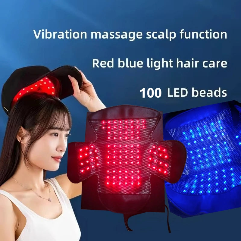 Capac de creștere a părului cu infraroșu roșu și dispozitiv de încărcare USB