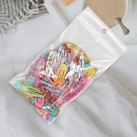 Cute Colourful Waterdrop Alloy Hairpins for Girls