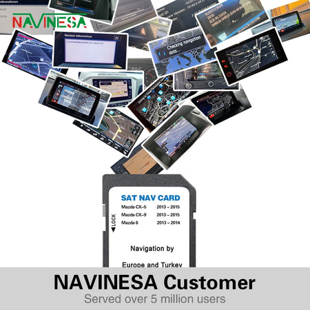 SD Navi Card Europe Map &ndash; 8GB Sat Nav With Anti Fog GPS