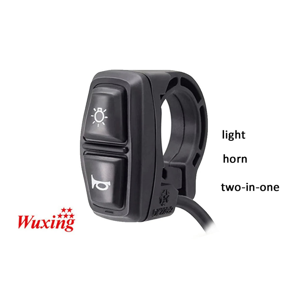 Electric Bike Scooter Light Switch DK226 &ndash; 2 In 1 Lamp and Horn Control DK226
