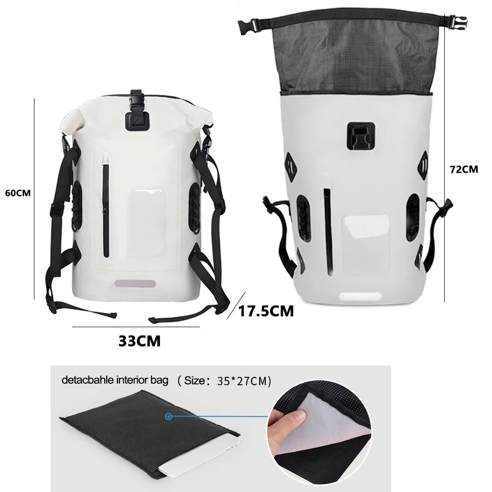 30L Waterproof Dry Bag Camping Backpack &ndash; Leakproof