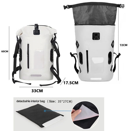 30L Waterproof Dry Bag Camping Backpack &ndash; Leakproof