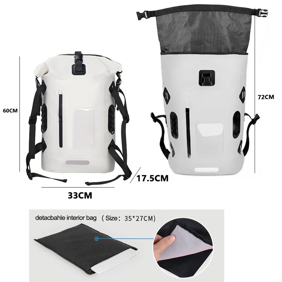 30L Waterproof Dry Bag Camping Backpack &ndash; Leakproof
